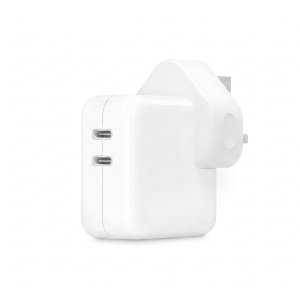 Apple Original 35W Dual USB-C Port Power Adapter (UK Plug)