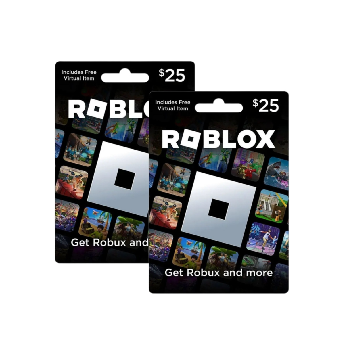 Roblox Gift Card 25 USD – 2 Pieces(For USA Account)
