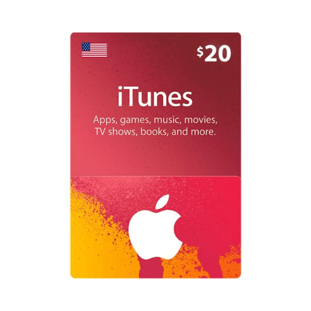 Itunes Gift Card 20 Usd (Usa)