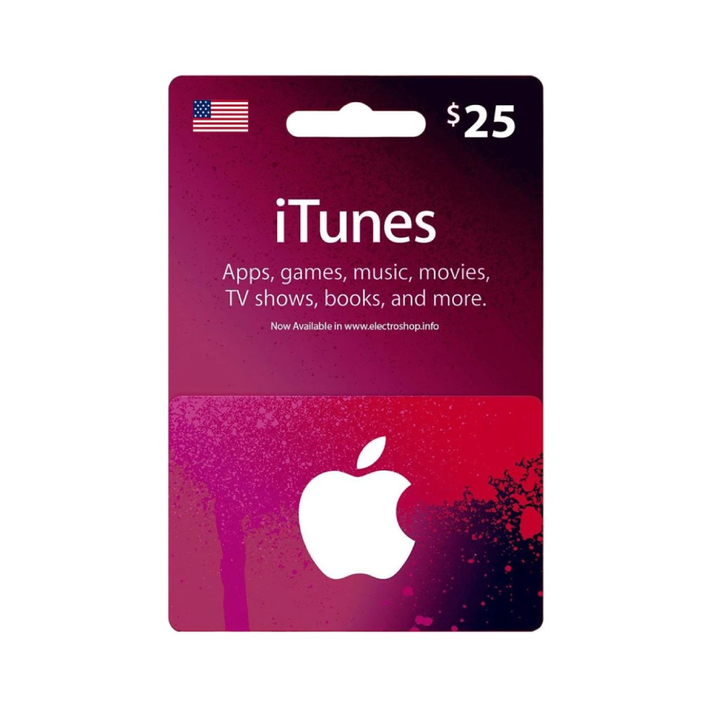 Itunes Gift Card 25 Usd (Usa)