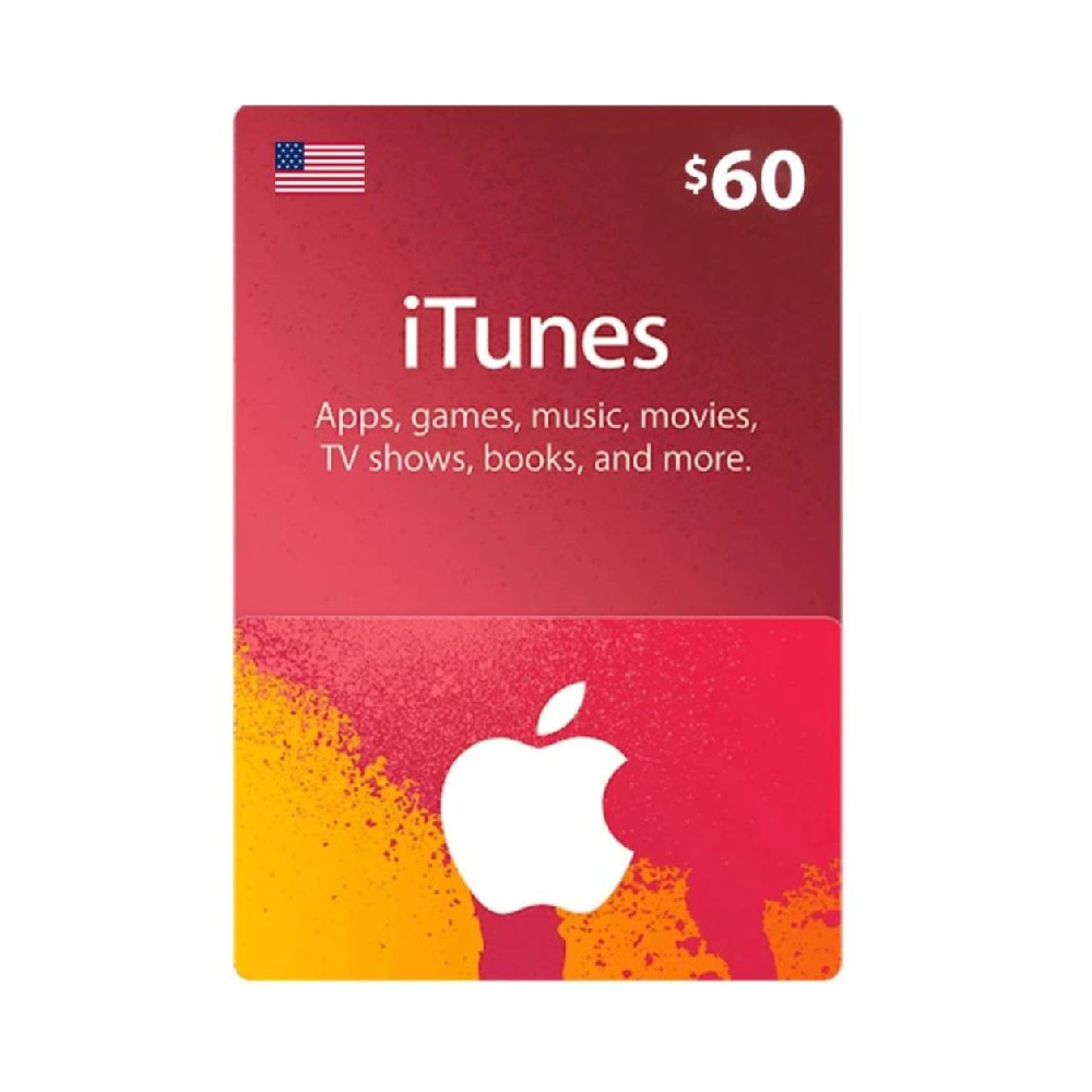 Itunes Gift Card 60 Usd (Usa)