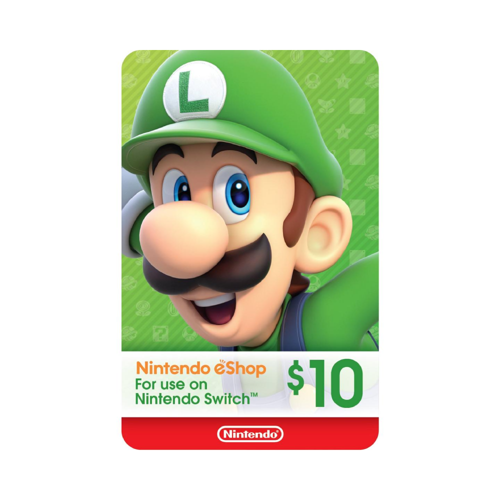 Nintendo Eshop Digital Gift Card – 10 Usd (Usa)