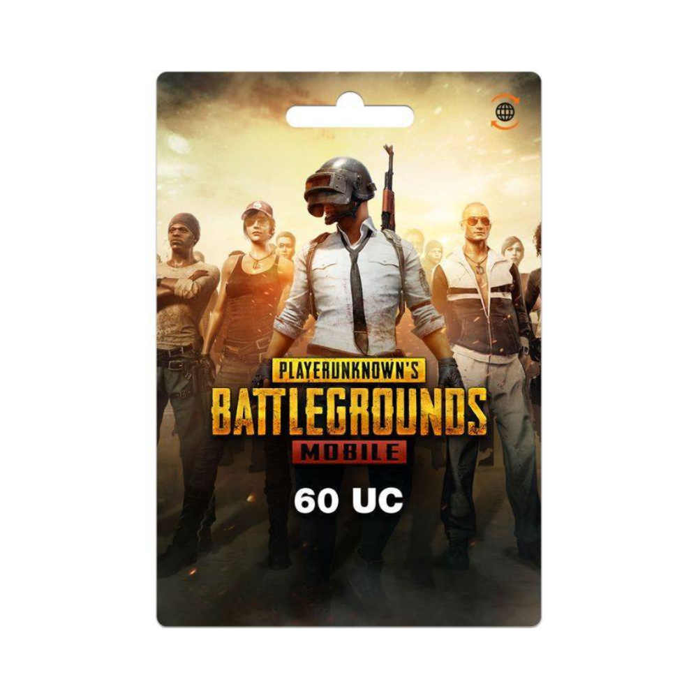 PUBG Mobile UC Digital Gift Card 60 UC – Global