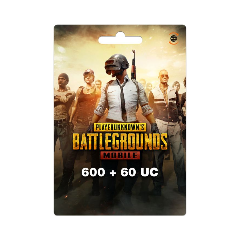 Pubg Mobile Uc Digital Gift Card – 600 + 60 Uc