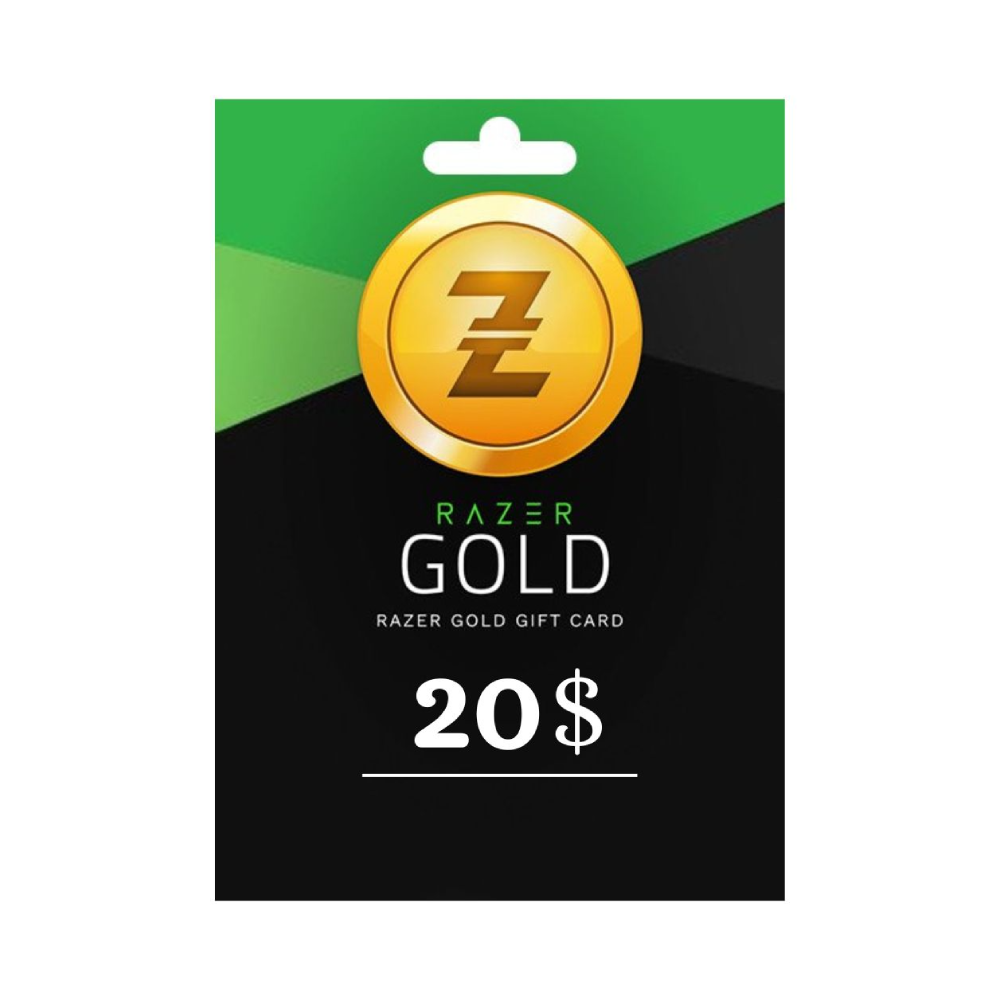 Razer Gold Digital Gift Card 20 USD – USA