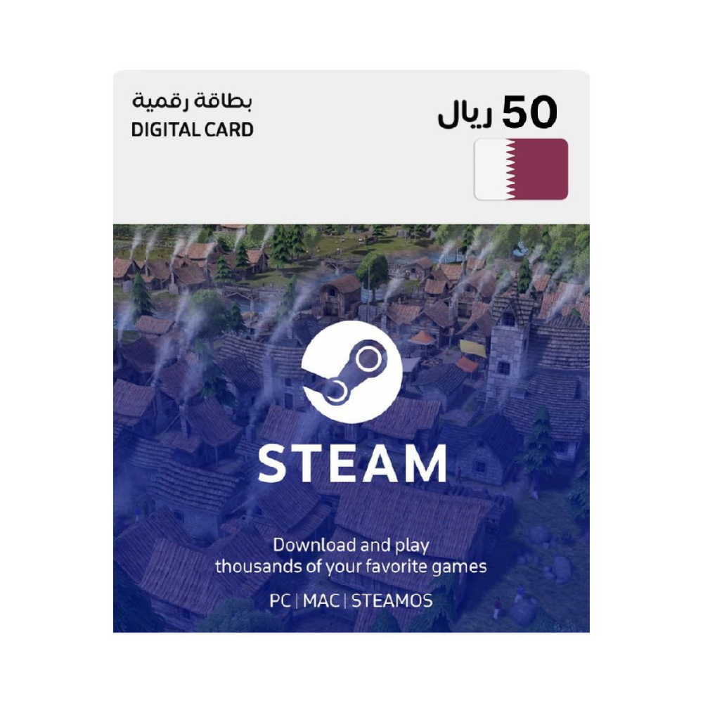Steam Digital Gift Card 50 QAR – Qatar