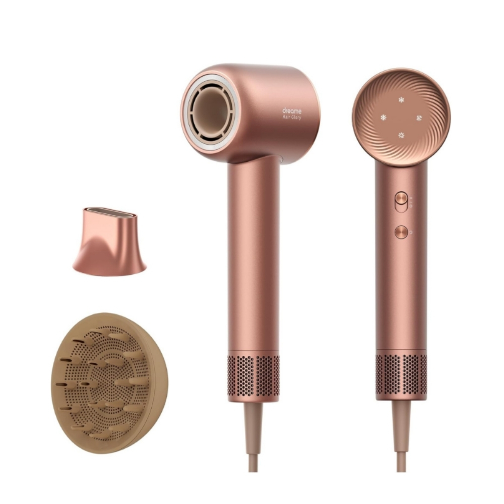 Dreame Hair Glory High-Speed Hair Dryer 110,000 RPM – Rose Gold
