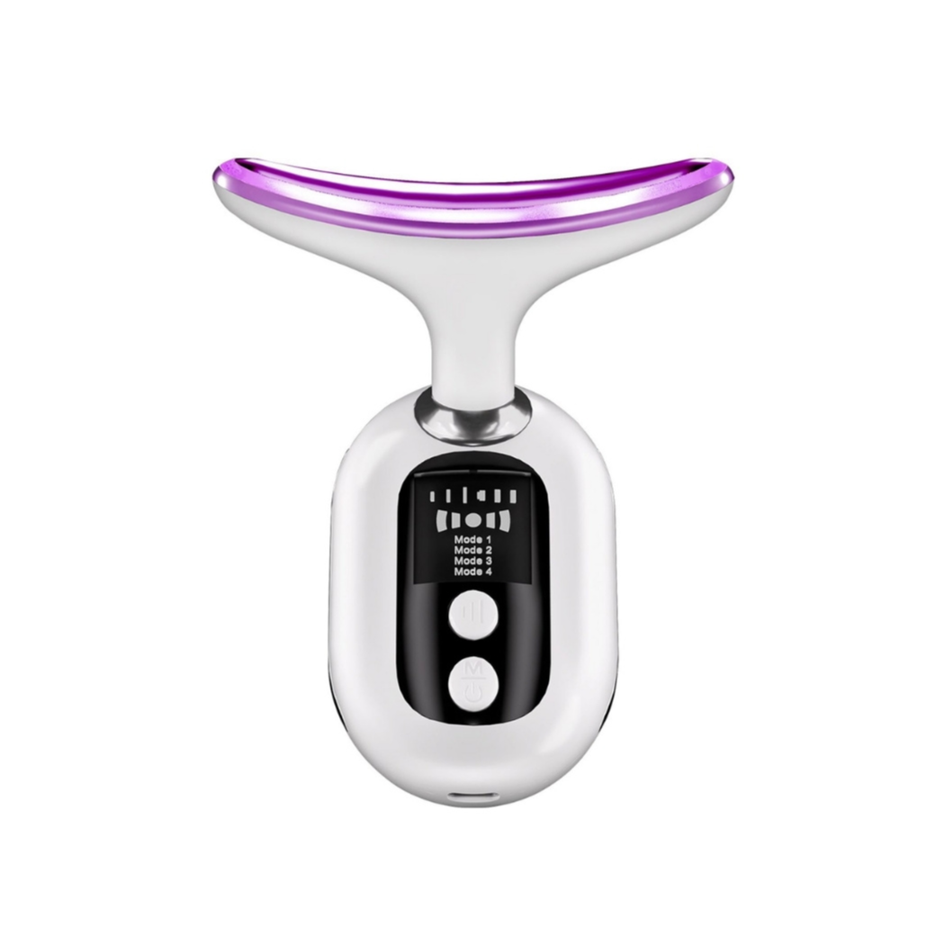 Porodo Face & Neck Massager with Light Therapy – 4 Speed Levels