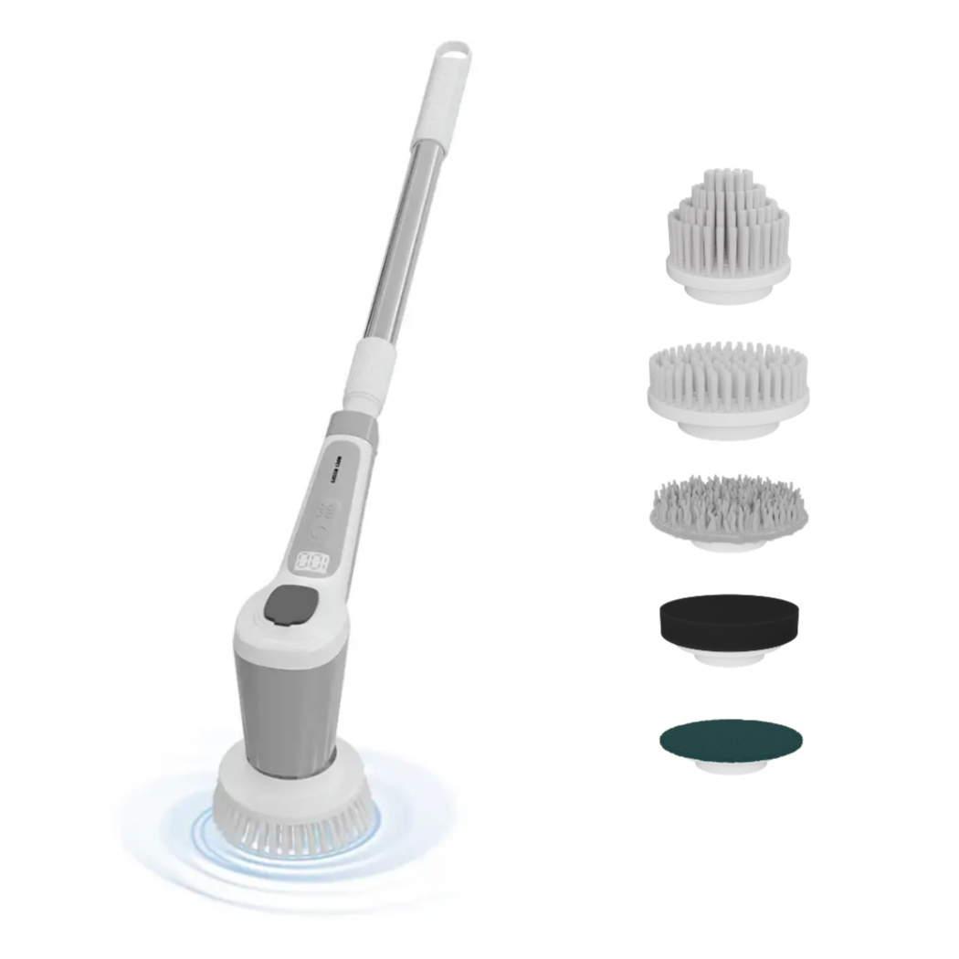 Green Lion Sonic Spinner 5-in-1 Electric Spin Scrubber with Telescopic Handle