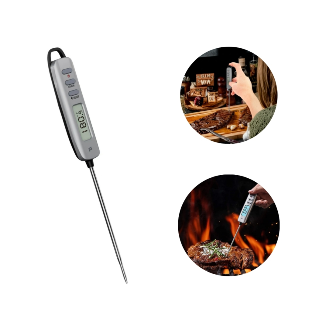 Porodo Digital Meat Thermometer with 180° Rotating Display