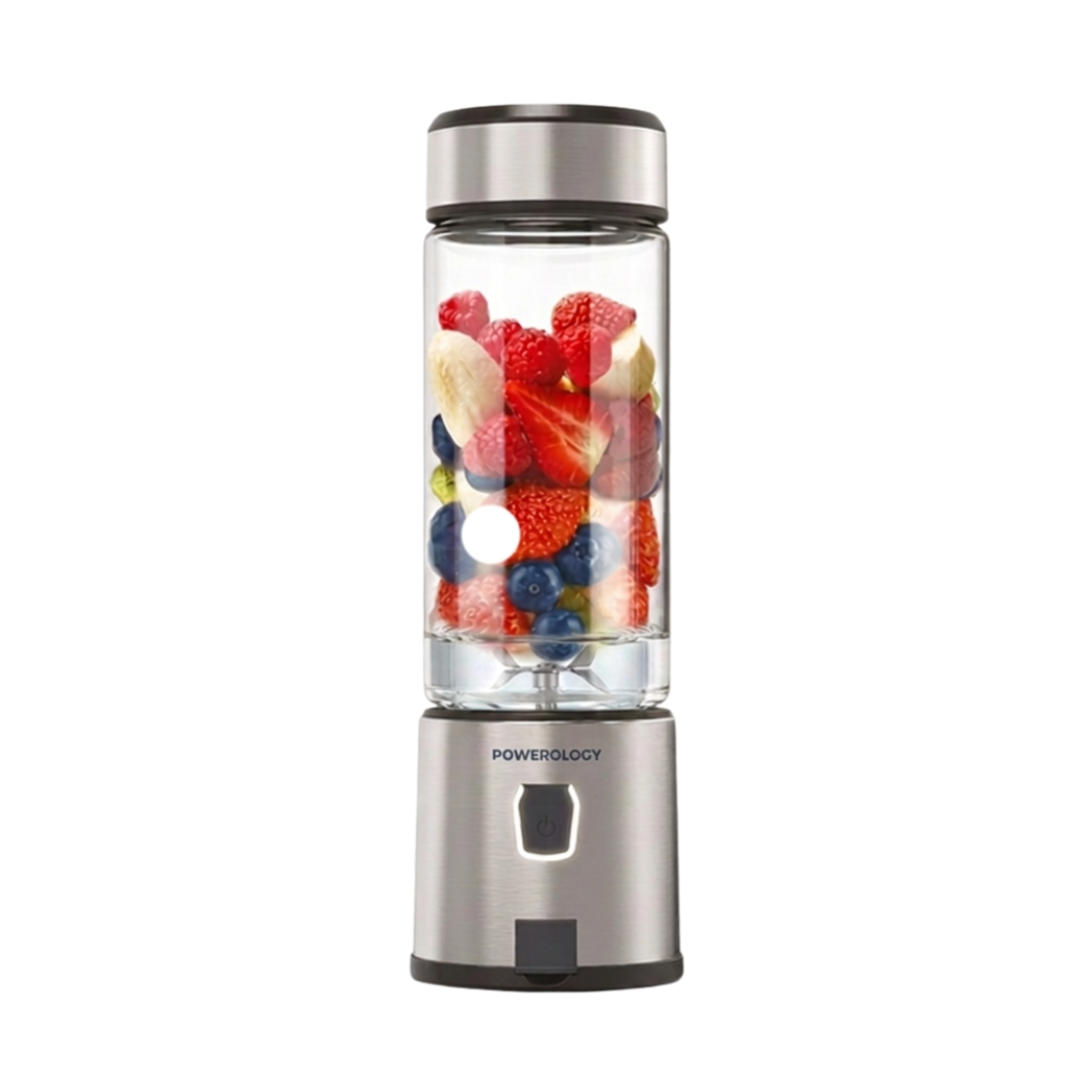 Powerology 6-Blade Portable Juicer 450ml – 16500 RPM