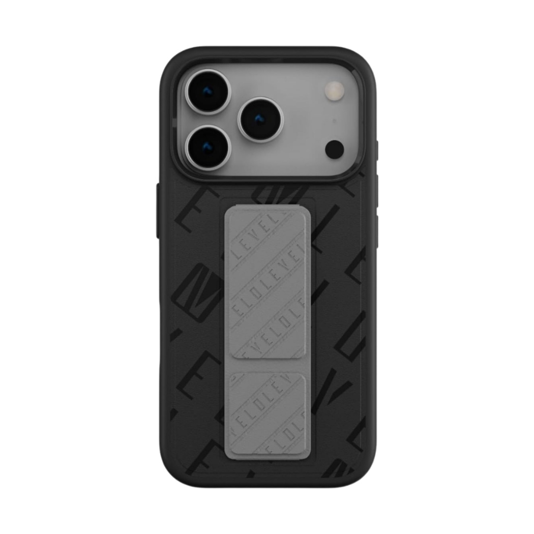 Levelo Morphix Vallo MagSafe Case for iPhone 17 Pro – Charcoal Storm