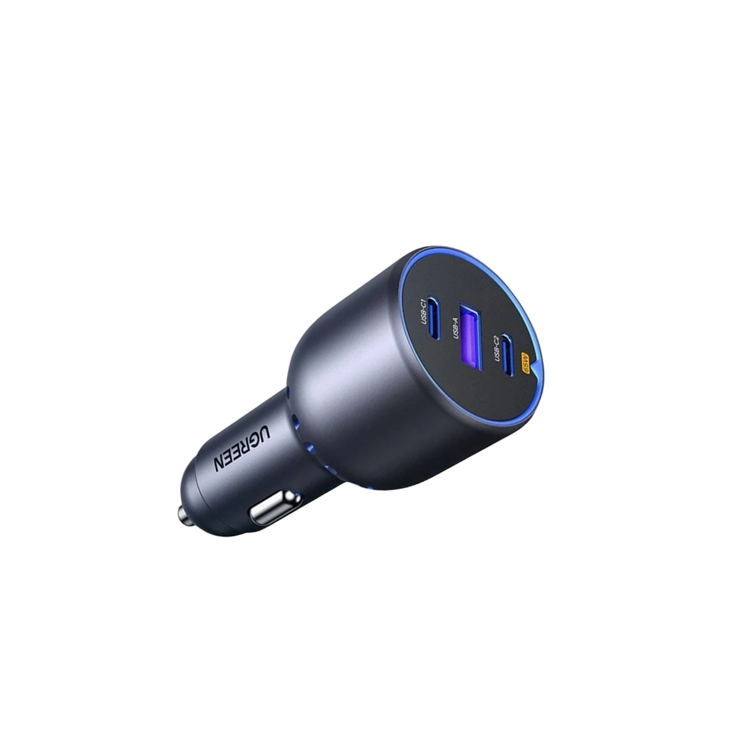 Ugreen 130W GaN 3-Port Car Charger