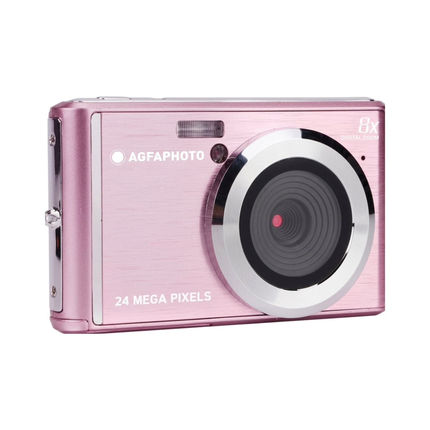 AgfaPhoto Realishot DC5500 24MP Digital Compact Camera with 8X Zoom-Pink